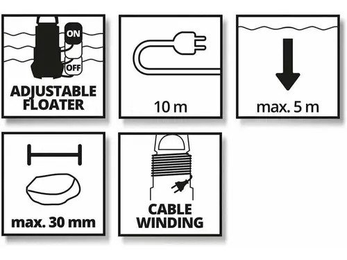 Einhell Bomba Sumergible 370w 9.000l/h , 4170471, Gc-dp 3730 - Imagen 5