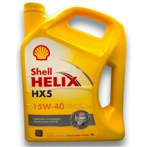 Aceite/lubricante Shell Mineral Helix Hx5 15w40 Diesel 4l