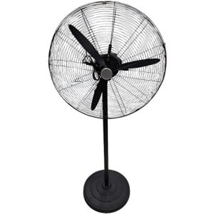 Ventilador Industrial De Pie 68 Cm Con Base 3 Aspas Estructura Negro Aspas Negro Frecuencia 50 Hz /60 Hz Material De Las Aspas Plástico
