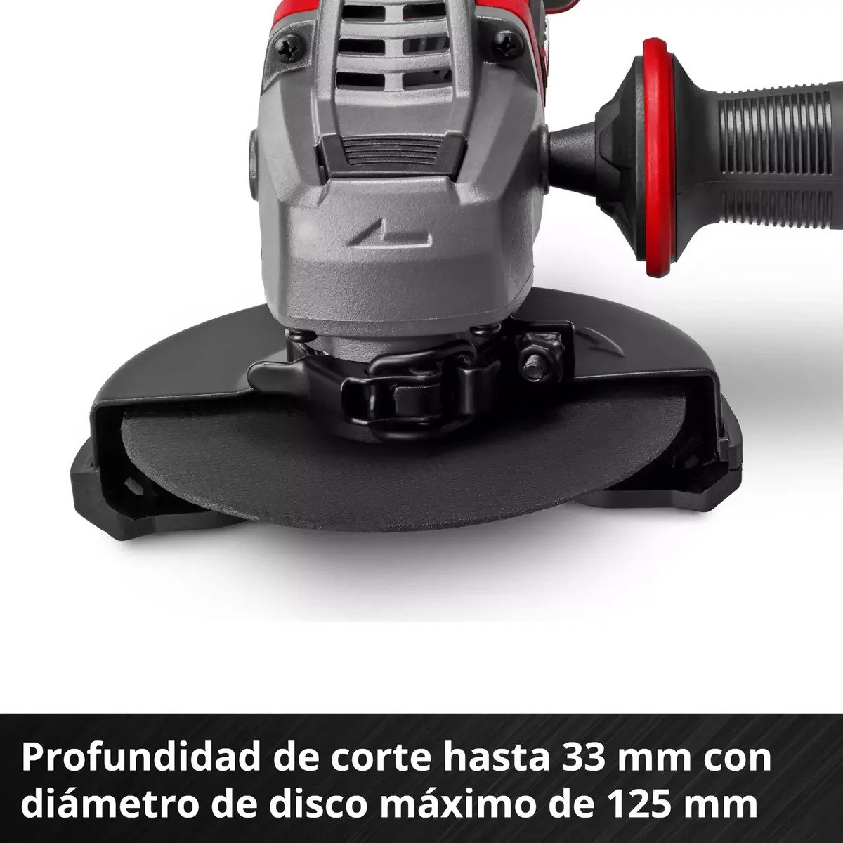 Amoladora Angular Inalámbrica Einhell Tp-ag 18/125 Ce Q Li Rojo - Imagen 2