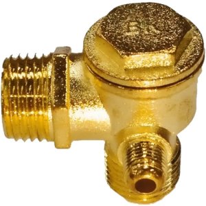 Compresor De Aire 13/8 1/2 Válvula De Retencion Codo Tyt Azul Bronce
