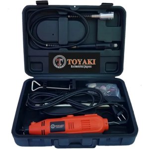 Mini Torno Toyaki Tk-828 135w Con Accesorios Para Proyectos