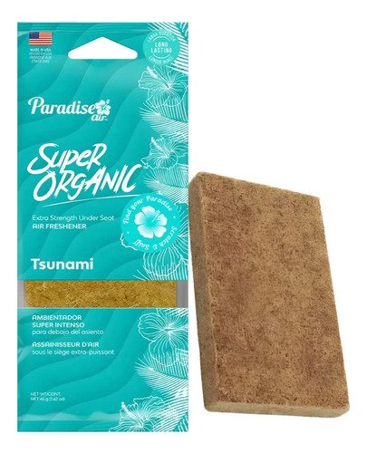 Perfumador Auto Y Ambientes Bloque Paradise Air Hecho En Usa Color Cran Burst Fragancia Tsunami - Imagen 4
