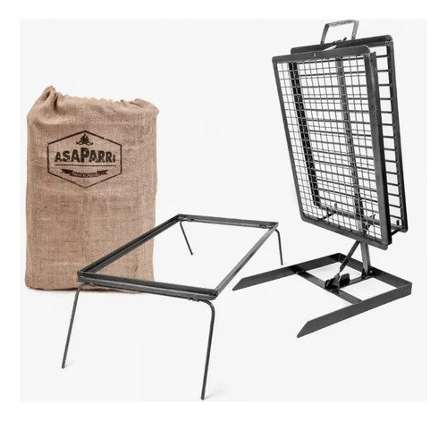 Kit Parrillero Asaparri Asador Portátil 7 Piezas Incluye Estuche