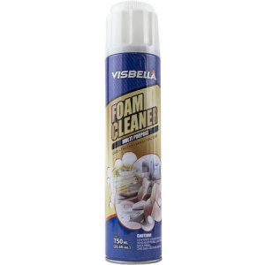 Limpia Tapizados Espuma Visbella 750ml Tela Cuero Alfombra Con Cepillo