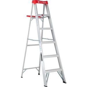 Escalera Tijera De Aluminio c-2312 6 Escalones Escalumex Aluminio