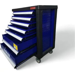 Gabinete Para Herramientas C/ruedas Con Cerradura Makute Azul