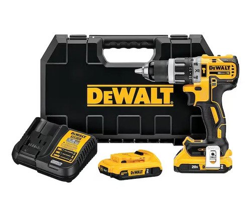 Taladro Percutor Atornillador Inalámbrico De 13mm Dewalt Dcd796d2 + 2 Baterías De 2ah + Accesorio Con Maletín De Transporte Amarillo - Imagen 3
