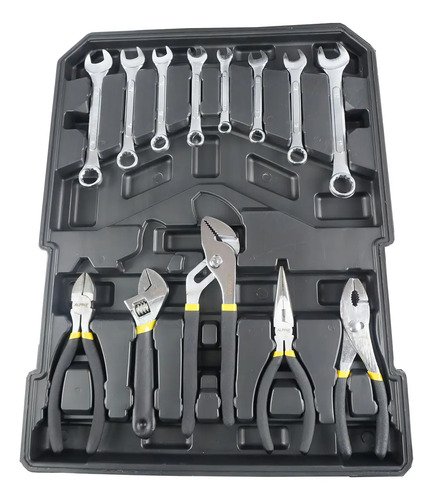 Kit Herramientas Alpina 186 Piezas Valija Maletin Aluminio Plateado - Imagen 5