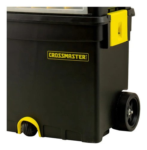 Caja De Herramientas Con Ruedas Y Organizador Bta Tools Plástico Reforzada Negro - Imagen 8