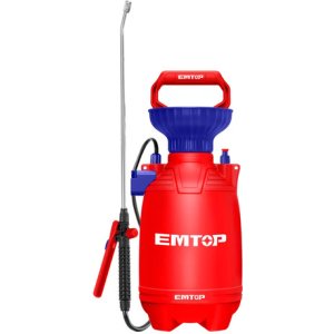 Pulverizador Rociador Emtop Espp30502 5 Litros 2,5 Bar Rojo