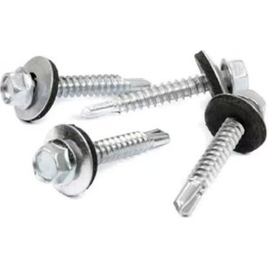 Tornillos Chapa Hex Punta Mecha Autorroscante 40mm X 200 Uni