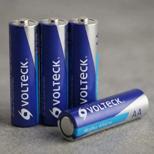 Pack 4 Pilas Aa Alcalinas Voltech 1.5v No Recargables 400mah