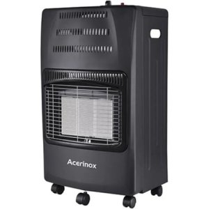 Estufa A Gas Acerinox Ht-h-0008 Con Valvula Negro - Tyt Negro