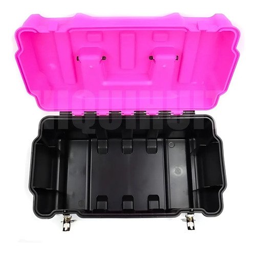 Caja De Herramientas Broches Metalicos Porta Candados Surtek Rosa - Imagen 2
