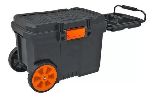 Caja De Herramientas Truper Chp-23r De Plástico Con Ruedas 3 Negro - Imagen 2