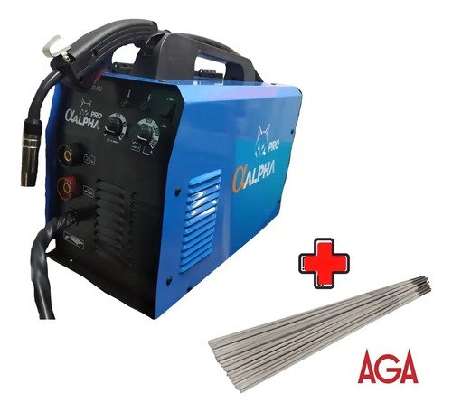 Soldadora Inverter Mig/mag Electrodo Alpha Pro 160a Monofásica Azul - Imagen 2