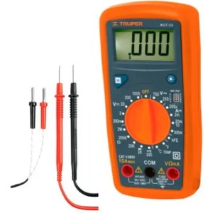 Tester Multimetro Digital 10 A Profesional Truper Mut-33