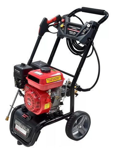 Hidrolavadora A Explosión Nafta 7hp 2700psi 4t Color Rojo - Imagen 4