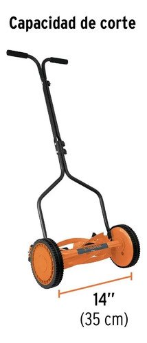 Podadora Manual 14´ + Tijeras 50cm + 3 Herramientas, Truper Color Naranja - Imagen 2