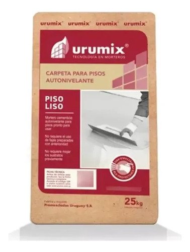 Autonivelante Mortero P/ Pisos Group Soluciones Urumix Pf