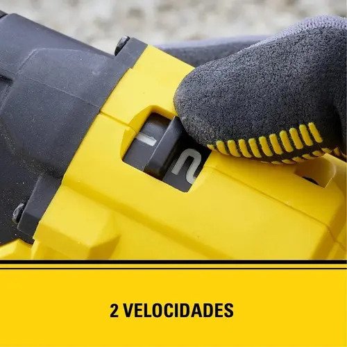 Kit Taladro Atornillador 20v + 2b + Cargador+ Maleta Stanley Amarillo - Imagen 10