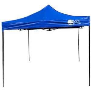 Gazebo Autoarmable 3x3 Reforzados Plegable Impermeable -ltc Color Azul