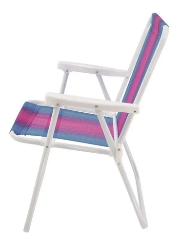 Silla Alta De Acero De 110 Kg Para Balcón, Piscina Y Playa, Color Azul-rosa Relojes De Pulsera Azul-rosa - Imagen 9