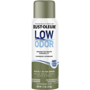 Esmalte Aerosol Al Agua Sin Olor Rust Oleum Colores 312gr Verde Musgo