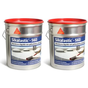 Sikalastic Membrana Liquida Poliuretano 20+20 Acabado Mate Color Blanco
