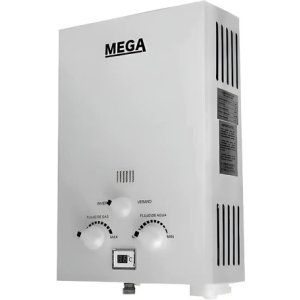 Calentador Instantáneo Supergas 6l Calefon Mega + Regalo Tyt Blanco