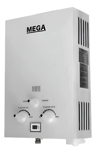 Calentador Instantáneo Supergas 6l Calefon Mega + Regalo Tyt Blanco