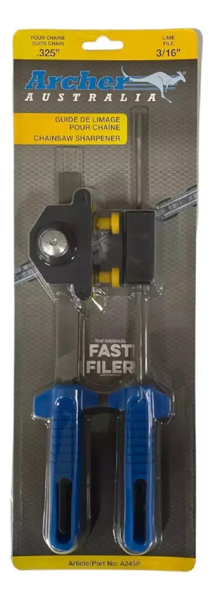 Afilador Cadena Motosierras Kit Afilado Facil Martino Azul - Imagen 3
