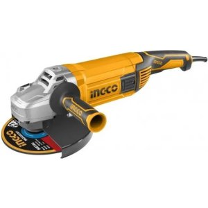 Amoladora Angular Ingco Industrial Ag24008 2400 W . Hnt Color Amarillo Frecuencia 60 Hz 50 Hz