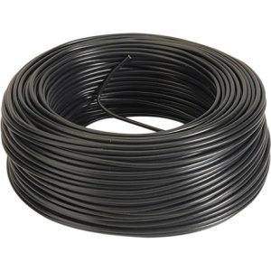 Cable Bajo Goma 4x2 Mm Negro - Rollo De 100 Metros - Tyt Negro