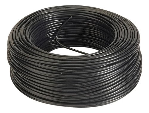 Cable Bajo Goma 4x2 Mm Negro - Rollo De 100 Metros - Tyt Negro