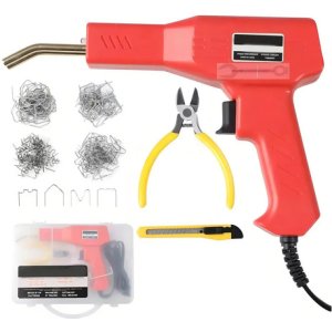 Soldadora Plástica Work Tools Wtplas Reparación Parachoques Autos Rojo