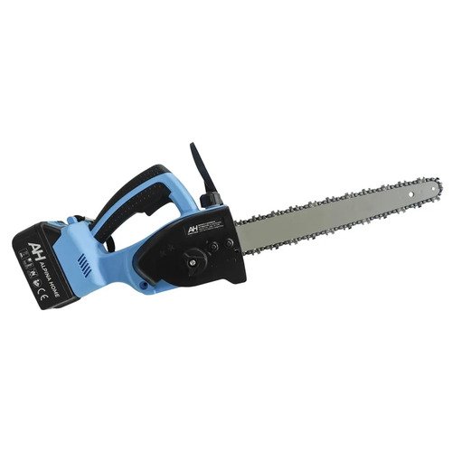 Motosierra Inalámbrica A Batería 21v 4.0ah 600w 12 Pulgadas 2000 Rpm Alpina Azul/negro - Imagen 3
