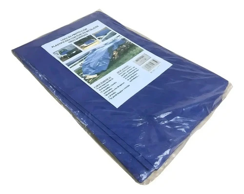 Lona Toldo Adeleste Azul 10x8 Impermeable Con Ojales Para Camping