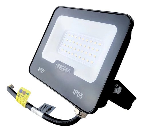 Reflector Led 30w Mercury Mer-16 Luz Blanca Fría 6500k Ip65 Exteriores Negro Blanco Frío - Imagen 6