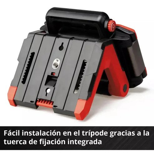 Reflector Led Inalam Einhell Tp-cl 18/3000 Li Solo Blanco Neutro 3000lm Carcasa Roja Rojo - Imagen 2