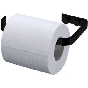 Porta Papel Higiénico Future Matte Black Negro Mate