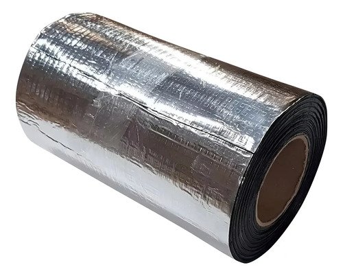 Membrana Kovertech 4kg Plateada 25cm X 10m Autoadhesiva Plateado