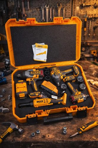 Kit 3 Llaves De Impacto 1350nm +850nm +400nm + Crique 65nm Amarillo - Imagen 5