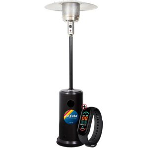 Estufa De Exterior Hongo A Gas Enxuta Acero Pint 2,19m + Sm Color Negro