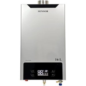 Calentador Instantáneo De 16 Ltstiro Balanceado Sensor Plateado Glp