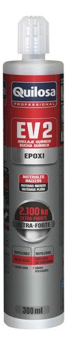 Sellador Anclaje Taco Quimico Ampolla Epoxi Quilosa 300ml - Imagen 2