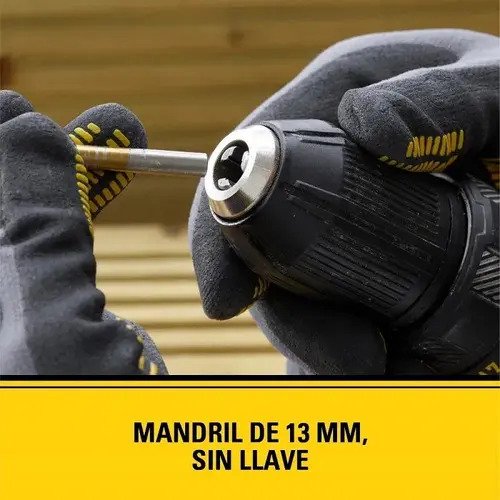 Kit Taladro Atornillador 20v + 2b + Cargador+ Maleta Stanley Amarillo - Imagen 6