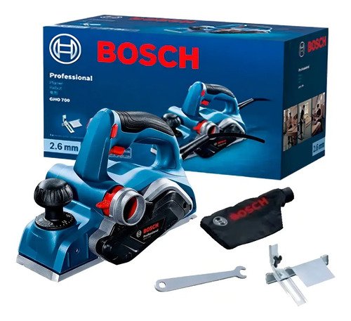 Cepillo Eléctrico De Mano Bosch Professional Gho 700 82mm Azul - Imagen 3