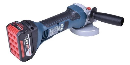 Amoladora Angular Inalámbrica Bosch Professional Gws 18 V-li Color Turquesa 18 w + Accesorios - Imagen 8